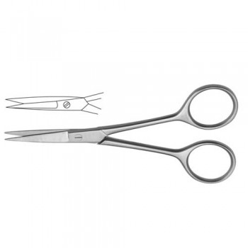 Nerve Dissecting Scissor Straight Stainless Steel, 11.5 cm - 4 1/2"